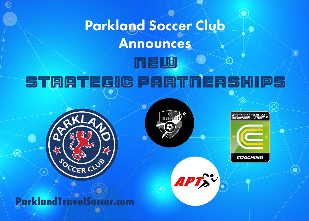 Parkland Soccer Club announces Strategic Partnerships to help the development of its athletes